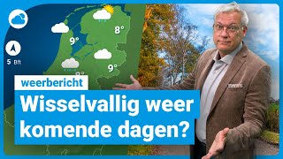 Weerbericht: wisselvallig weer de komende dagen