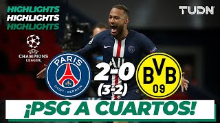 Highlights | PSG 2 (3) - (2) 0 Dortmund | UEFA Champions League - 8vos Vuelta | TUDN