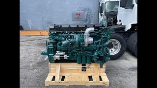 2009 Volvo D16 Diesel Engine test run, Model D16F, OEM Reman, EPA07 @JJRebuilders Stock # 005858