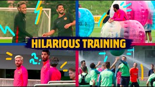 The most HILARIOUS Barça training exercises