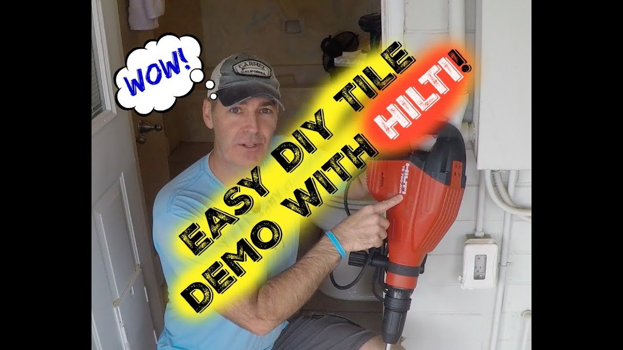 Easy Diy Tile Demo Youtube