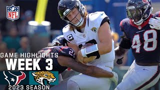 Houston Texans vs. Jacksonville Jaguars | 2023 Week 3 Game Highlights