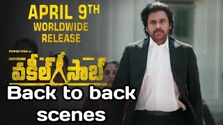 Vakeel saab back to back scenes FDFS please watch