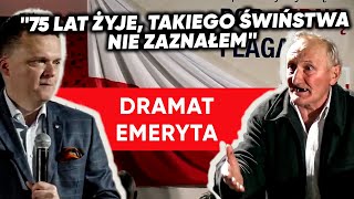 Emeryt nie wytrzymał. Pokazał rachunki marszałkowi Sejmu.  Hołowni zrzedła mina