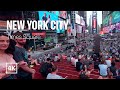 [4K] New York City 🗽 Autumn Walk - Times Square & 42nd Street [Sep. 2022]