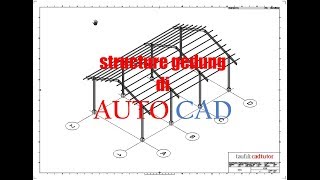 AUTOCAD tutorial # Membuat kontruksi gedung