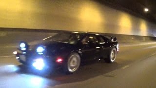 Best of Lotus Esprit Exhaust Sounds! Twin Turbo V8 Tunnel Runs and More!!