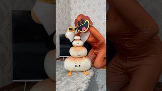 Pou and Dogday ate a family of buns #funny #pou #dogday #bun #cute #shorts #subscribe