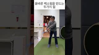 [범스골프] 올바른 백스윙을 만드는 두가지 힘