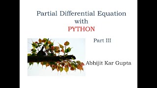 PDE with Python Part III