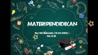 Materi Pendidikan (Pembelajaran) | Tafsir Tarbawi 1