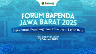 Forum Perangkat Daerah Badan Pendapatan Daerah Provinsi Jawa Barat 2025