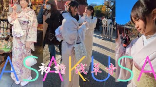 【初詣🎍浅草寺】振袖参拝で賑わう浅草寺2025 #new year's day #japan #asakusa #sightseeing #東京 #浅草 #tokyo #sensojitemple