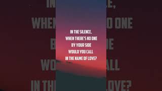 In The Name Of Love  - Martin Garrix, Bebe Rexha |Lyrics} short