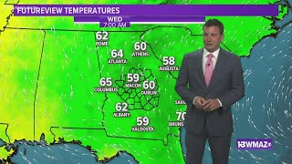 Another round of 80s Wednesday | Central Georgia weather forecast (April 27)