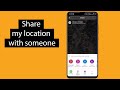 How to share google map location link