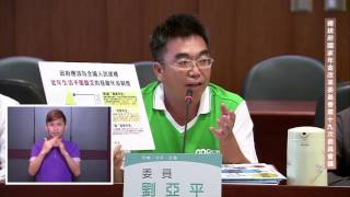 總統府國家年金改革委員會第十九次會議--劉亞平委員主張建立三層年金，替代率應達80%以上