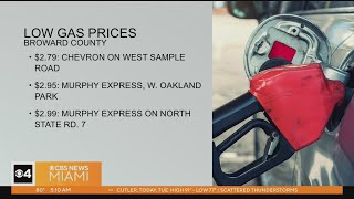 Gas prices cheaper this year for July 4th