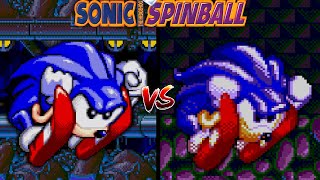 Sonic Spinball: Genesis vs. Game Gear Version (Comparison)