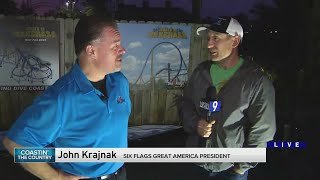 Six Flags Great America president on new dive coaster coming in 2025