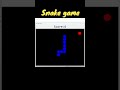 Snake game made using Python