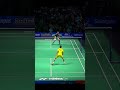 Most insane trickshot in badminton's history? #badminton #shorts