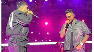 Dehli karan aujla live performance & Badshah , Varun Dhawan | Airia mall dehli 2024 #karanaujlalive