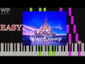 WALT DISNEY  - Movie Intro Theme - Piano Tutorial EASY✔️