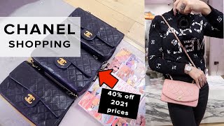 CHANEL Shopping Trip (40% off 2021 PRICES) \u0026 Husband + Wife Lunch at Porsche | VLOG AD