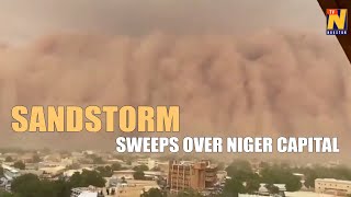 Sandstorm sweeps over Niger capital