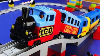 Lego Duplo train ☆ I played with many toy locomotives!