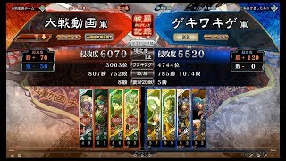 三国志大戦V　晋4文鴦鄧艾張春華胡淵VS桃園劉備馬超徐庶関平