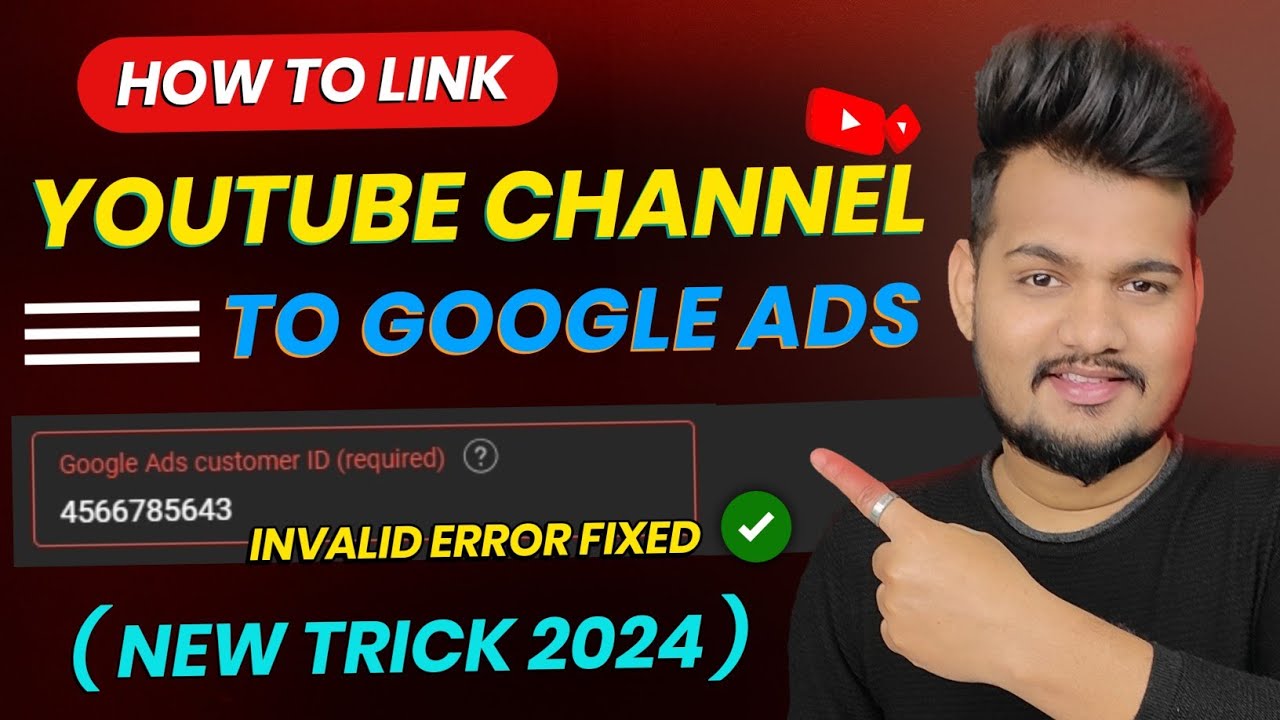 Invalid Problem Solved How To Link Channel To Adwords 2024