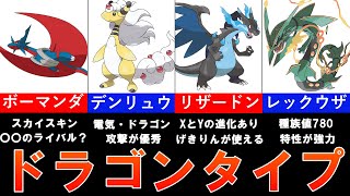 【歴代ポケモン】メガシンカを与えられたドラゴンポケモンまとめ！使えるポケモンは強くてかっこいい！【ゆっくり解説】