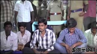 7 Youngsters Involved in Chain Snaching Arrested in Thiruvarur Mavattam - Dinamalar Dec 12th News