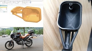 From CAD to Creation – Making a new motorcycle blinker using Topology Optimization and 3D printing