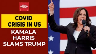 Kamala Harris Slams US President Donald Trump's Measures In Handling Coronavirus Pandemic In US