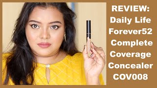 REVIEW : Daily life FOREVER 52 CONCEALER COV008 | LoveYourselfByPayel