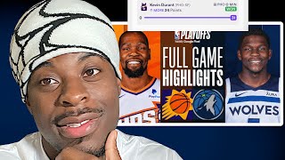 Anthony Edwards wants KD to pass the torch #6 SUNS at #3 TIMBERWOLVES | FULL GAME 1 HIGHLIGHTS
