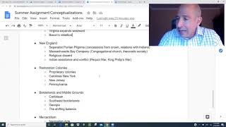 Summer Assignment Chapter 2