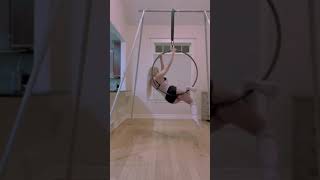 Aerial Hoop Pole Dance Tricks, Tutorials, Lessons, Routine #challenge #dance #yoga #shorts #youtube