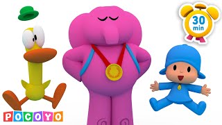 💥 A coleção de exercícios da Elly! 💥 Episódios 1, 2 + 3! | Pocoyo 🇧🇷 Português Brasil | Diversão 🙌