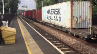 66566 Passes P1 at Ruskington (Lincs) Wednesday 03.08.2016