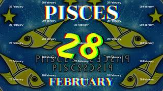 The zodiac sign for those born on February 28 : PISCES | Daily Horoscope #dailyhoroscope