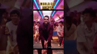 World Cup anthem Ranveer Singh #iccworldcup2023#worldcup #anthem #ind #siraj #virat#viral#cricket