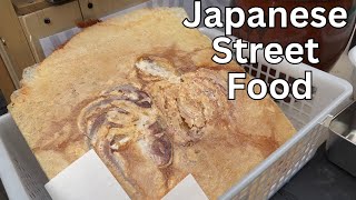 🇯🇵🐙🦑 JAPAN’S VIRAL STREET FOOD TREND: OCTOPUS RICE CRACKERS, OCTOPUS SENBEI IN OSAKA, 4K HDR