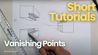 Sketching | Vanishing Point | One Point Perspective - Short Tutorial