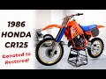 Restoring a DONATED Motocross Bike from a Viewer! 1986 Honda CR125