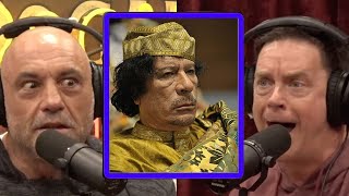 Joe Rogan Discusses the killing of Muammar Gaddafi, and the hidden agendas of Global warfare