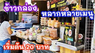 ข้าวกล่อง 20 บาท หลากหลายเมนู น่ากิน ขายดี l ไอเดียสร้างรายได้ #สตรีทฟู้ด @TKJourney